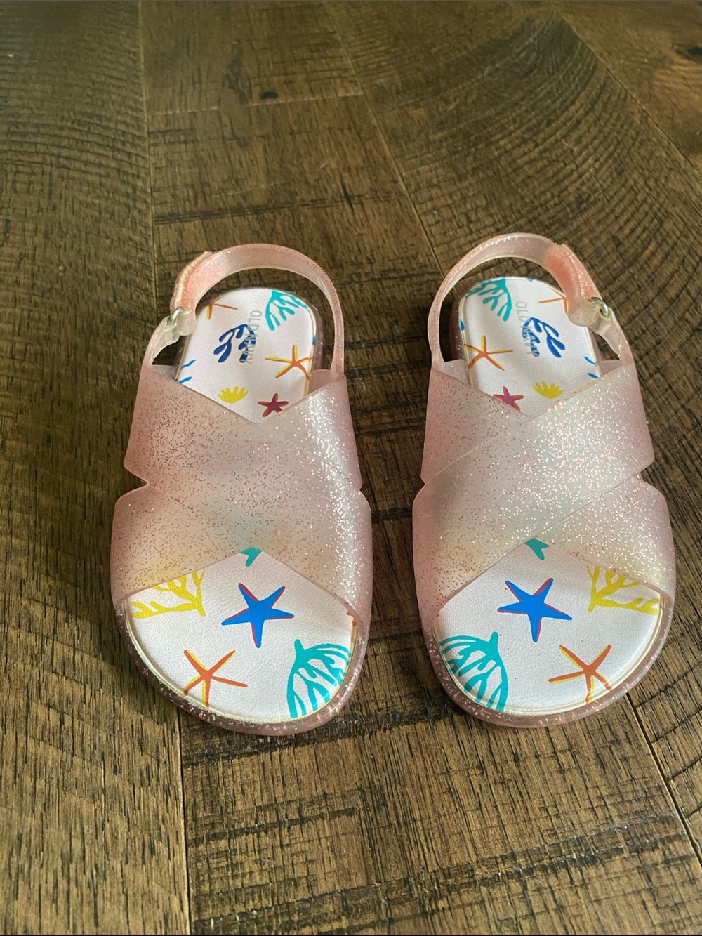 Old Navy Sparkle Jelly Sandals